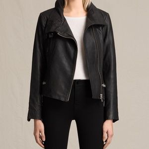 All Saints Bales Leather Biker Jacket